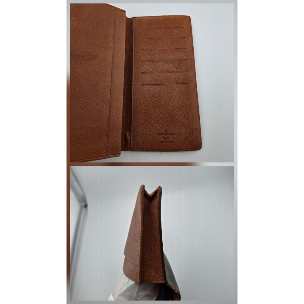 Louis Vuitton Monogram Porte Valeurs Cartes Credit Long Wallet CT1905 Brown - Picture 4 of 8